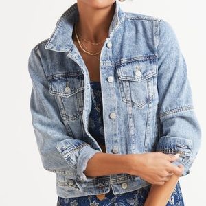 Free People Rumors Denim Jacket Size Small